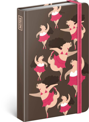 NOTIQUE Notes Piggie, linajkovaný, 11 x 16 cm - Reklamnepredmety