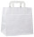 Taschen mit flacher Klinge - papierova-taska-biela-ploche-usi-260x175x245 - variant 