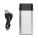 4.000 mAh Powerbank mit digitalem Display, silber - p324.442__b_5 - variant XD P324.442