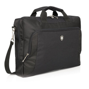 Swiss Peak deluxe 15” Laptop-Tasche, schwarz - Reklamnepredmety