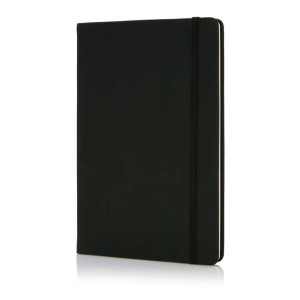 Deluxe Hardcover PU A5 Notizbuch, blau - Reklamnepredmety