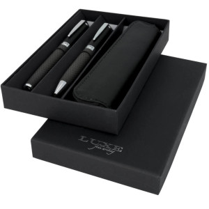Carbon duo pen gift set - Reklamnepredmety