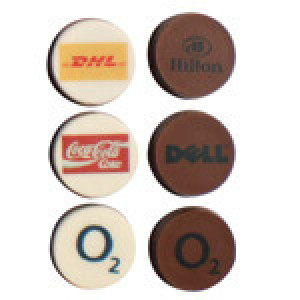 Shape 017 - Schokolade mit Aufdruck in einer Box - Reklamnepredmety