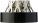 Schwarzer, ovaler Briefbeschwerer mit Magnet, Silber - b3201000pk2 - variant Gi B3201000PK2