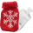 Re-usable hot pad shaped like a warm water bag, Red