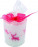 Glass candle holder with Christmas decorations, Red - f8001001pk2_a - variant Gi F8001001PK2