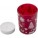 Glass candle holder with Christmas decorations, Red - uveg-gyertyatarto-piros--5039-08--300 - variant Gi 5039-08
