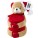 Soft toy animal holding a fleece blanket - maci-takaroval--2532-09-207--300 - variant Gi 2532-09-207