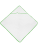 BD780 Piped Border Baby Towel With Hood Terry - BD780_Green - variant Ls 1000249920