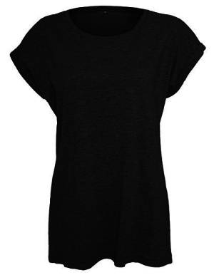 BY021 Ladies` Extended Shoulder Tee - Reklamnepredmety
