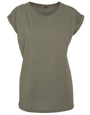 BY021 Ladies` Extended Shoulder Tee - Reklamnepredmety