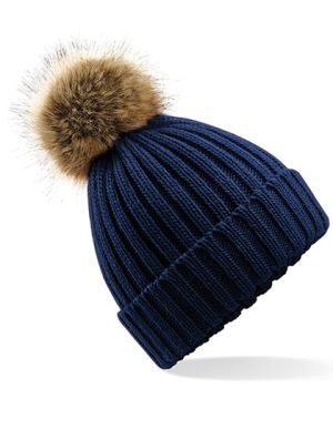 CB412 Fur Pom Pom Chunky Beanie - Reklamnepredmety