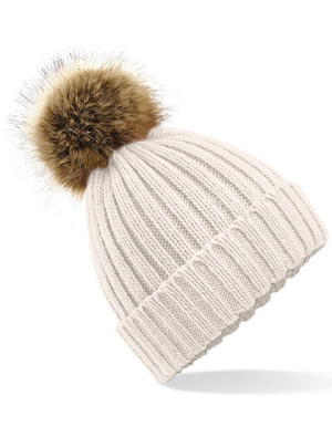 CB412 Fur Pom Pom Chunky Beanie - Reklamnepredmety