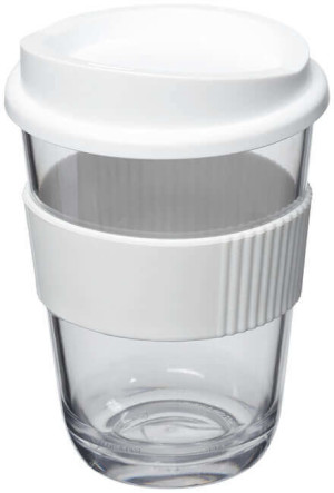 Americano® Cortado Becher mit 300 ml Silikonstreifen - Reklamnepredmety