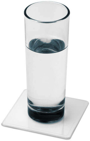 Quadratische Kunststoffschale Renzo - Reklamnepredmety