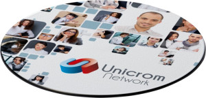 Brite-Mat round coaster-BK - Reklamnepredmety