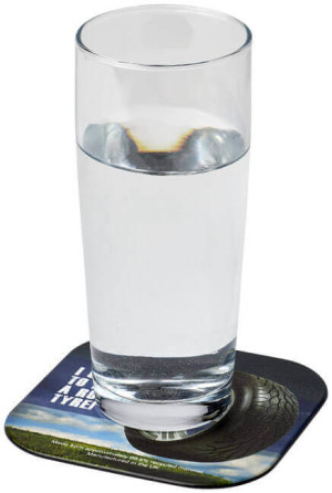 Quadratische Brite-Mat®-Schale aus recyceltem Reifenmaterial - Reklamnepredmety