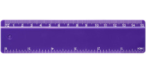Plastiklineal 15 cm Renzo - Reklamnepredmety