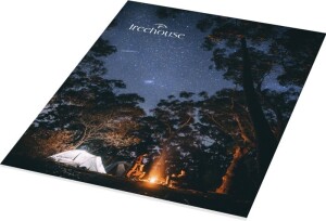 Desk-Mate® A4-Notizbuch mit überlappenden Karten