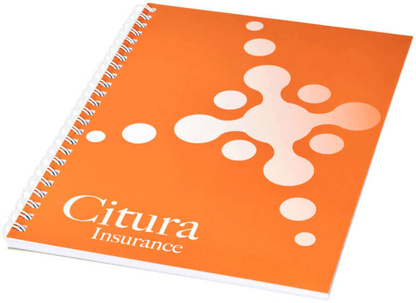 Notizbuch mit synthetischen Desk-Mate® A5-Blättern