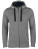 HRM701 Men´s Hooded Jacket - HRM701_Grey-Melange - variant Ls 1000331760
