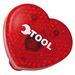 Blinkendes herzförmiges Licht