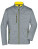 JN1148 Men`s Softshell Jacket - JN1148_Dark-Melange_Yellow - variant Ls 1000271775