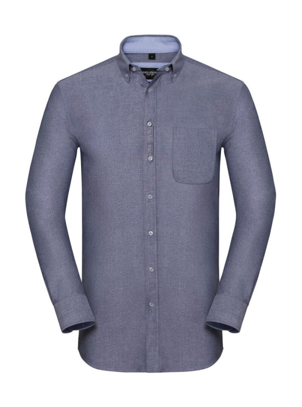 Men`s LS Tailored Washed Oxford Shirt