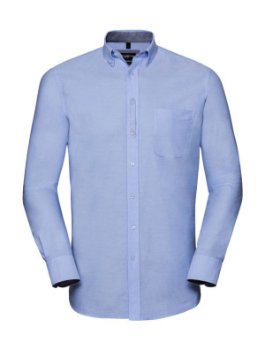Men`s LS Tailored Washed Oxford Shirt - Reklamnepredmety