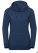 Ladies` Authentic Melange Hooded Sweat - modra - variant 