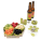 ECO 4-tlg. Küchenset aus Weizen, grün - p262.057__d_100 - variant XD4 P262.057