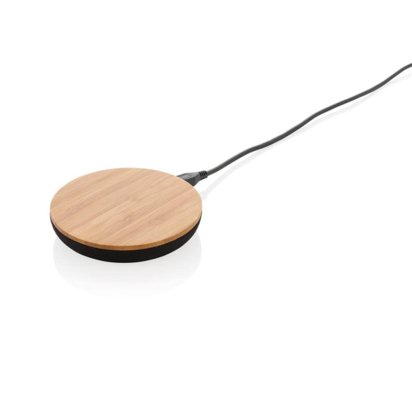 Bamboo X 5W Wireless Charger, braun
