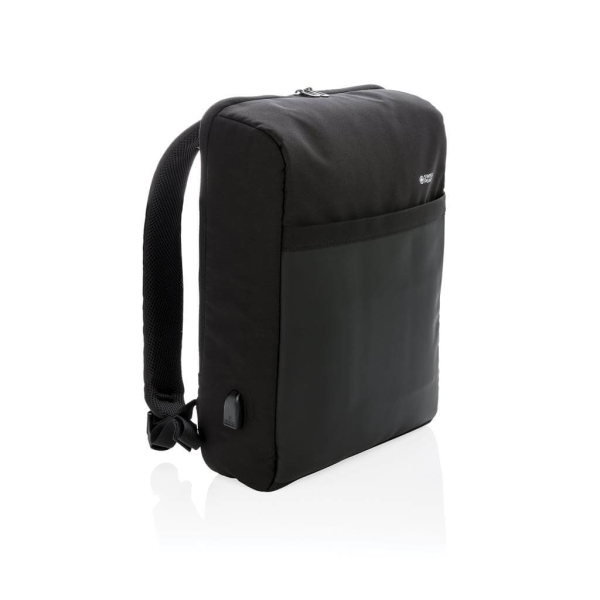 Swiss Peak 15" Anti-Diebstahl RFID & USB Rucksack, schwarz