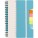 Notizbuch - wire-bound-notebook-with-ruler-and-sticky-notes-light-blue-8300-18-300 - variant 