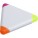 ABS triangular highlighter, white - haromszog-szovegkiemelo-feher--8672-02--300 - variant Gi 8672-02
