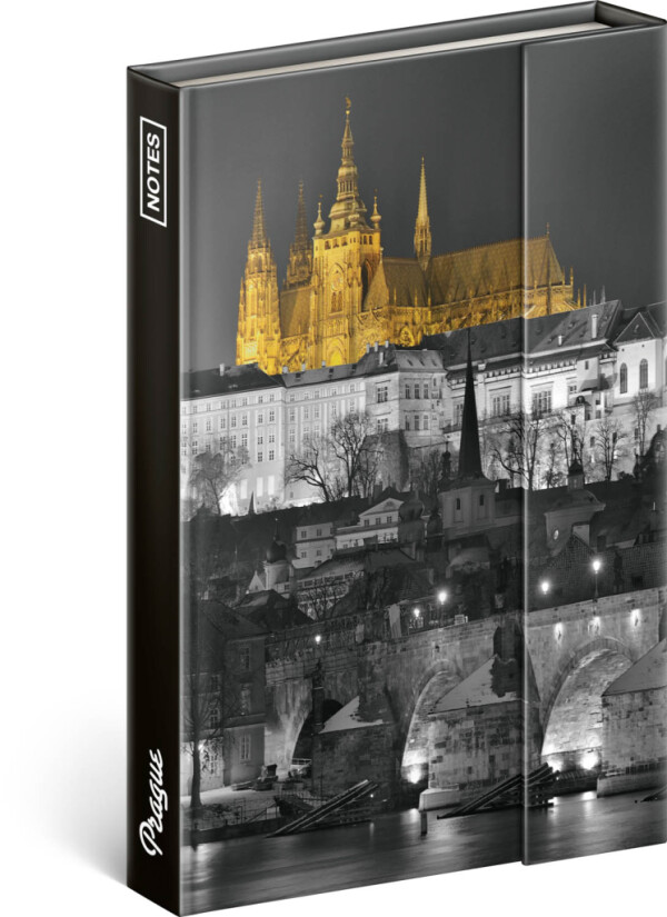 NOTIQUE Notes Praha – Jakub Kasl, linajkovaný, 11 x 16 cm