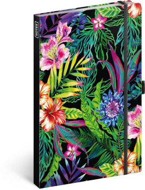 NOTIQUE Notizen Tropical, liniert, 13 x 21 cm - Reklamnepredmety