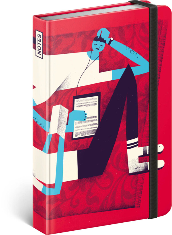 NOTIQUE Notes Dominik Miklušák, linajkovaný, 11 x 16 cm