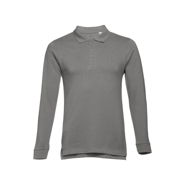 BERN. Herren Langarm-Poloshirt