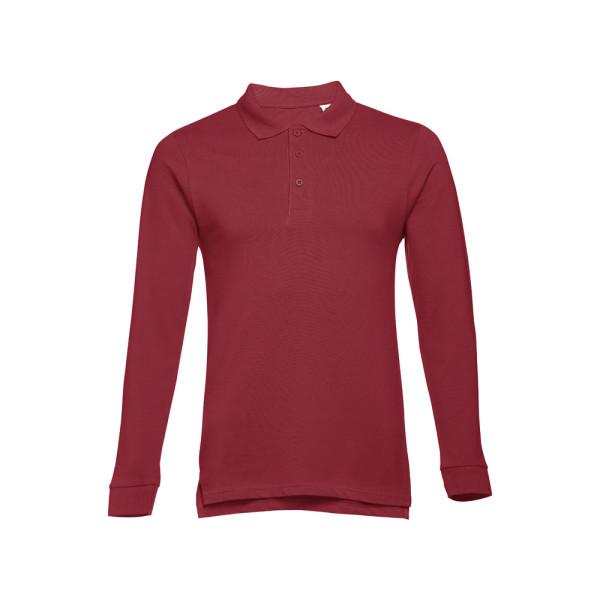 BERN. Herren Langarm-Poloshirt