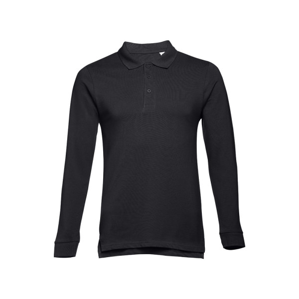 BERN. Herren Langarm-Poloshirt