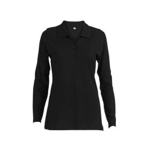 BERN WOMEN. Damen Langarm-Poloshirt - Reklamnepredmety