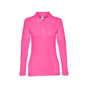 BERN WOMEN. Damen Langarm-Poloshirt - Reklamnepredmety