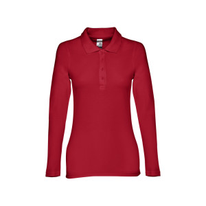BERN WOMEN. Damen Langarm-Poloshirt - Reklamnepredmety