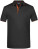 JN728 Men`s Polo Stripe - JN728_Black_Orange - variant Ls 1000273678