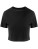 JT006 Girlie Tri-Blend Cropped T - JT006_Solid-Black - variant Ls 1000256248