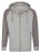 MY710 my mate - Men´s Zip Hoody - MY710_Heather-Grey_Grey-Solid - variant Ls 1000246262