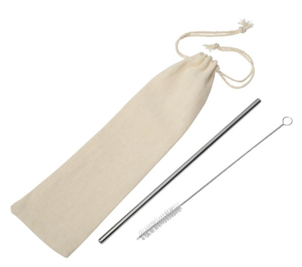 Paille en acier inoxydable DRINK ELEGANT