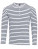 PW218 Mens Long-John Roll Sleeve Tee - PW218_White_Navy-(ca.-Pantone-2766) - variant Ls 1000269175