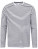 SFM204 Unisex Long Sleeved Striped T - SFM204_White_Oxford-Navy - variant Ls 1000251384